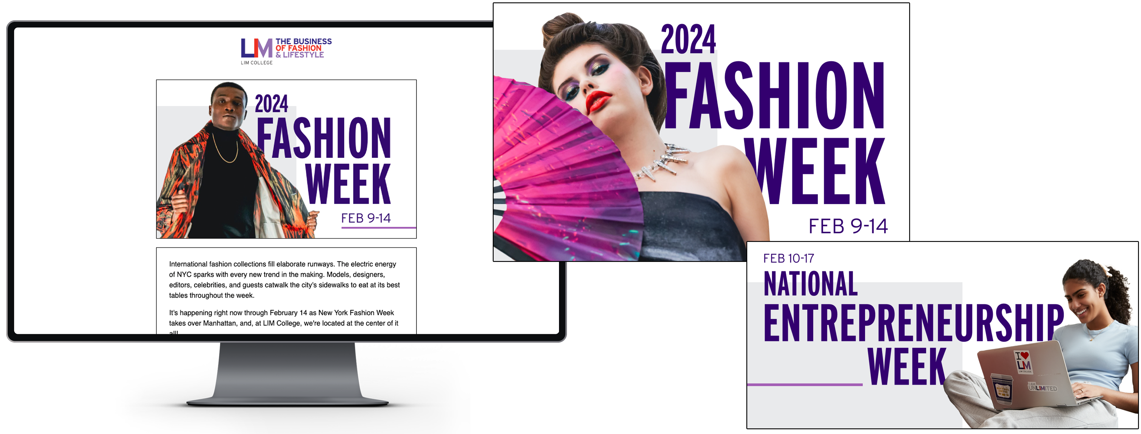 LIM College - Fashion Week Template